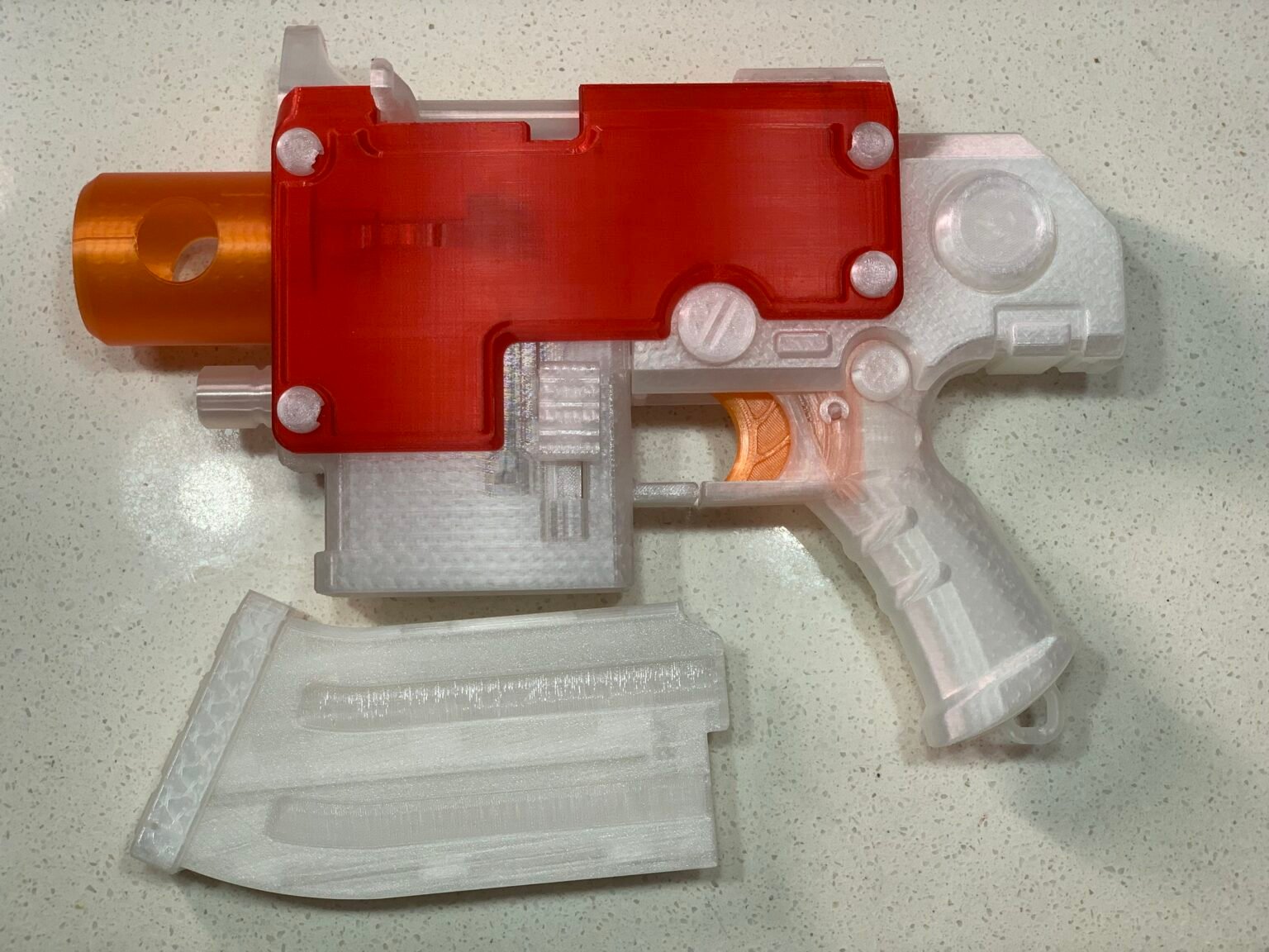 Adi-Ultima Baodan Pistol – Shell Ejecting Toy Disc Shooter – Blaster ...