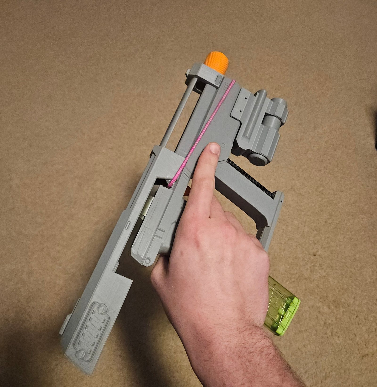 P2 Patriot: A Low Hardware Nerf Stringer Blaster, inspired by the Helldivers Peacemaker - Image 5