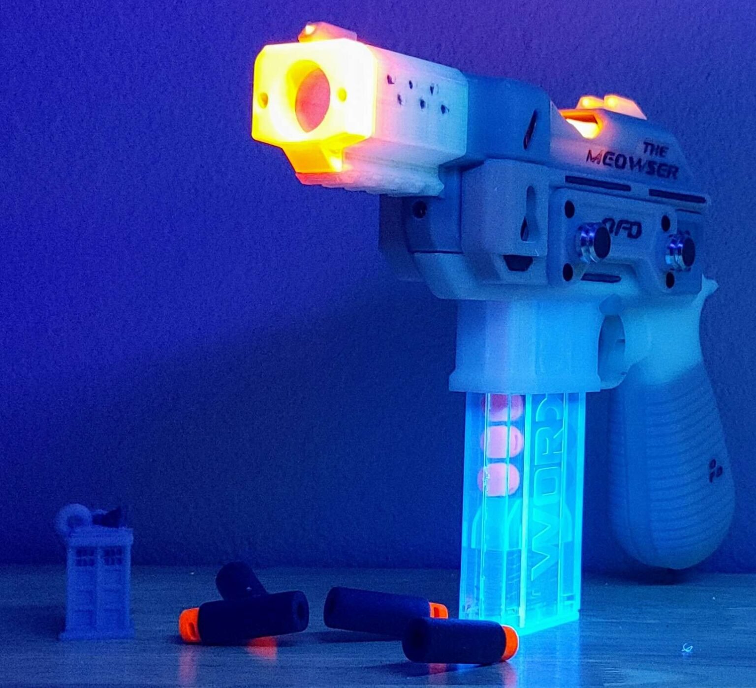 Meowser 3d Printed Fully Automatic Flycore Nerf Toy Blaster (.STL FILES ...