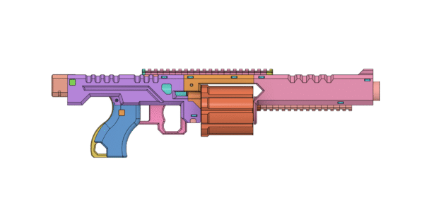 X-Shot Micro 2.0 Reshell 4 - Revolver Rifle v1.0 - Image 3