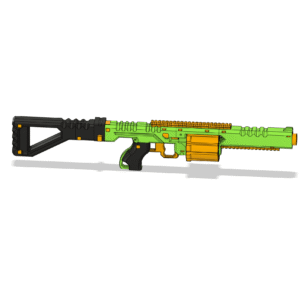 X-Shot Micro 2.0 Reshell 4 - Revolver Rifle v1.0