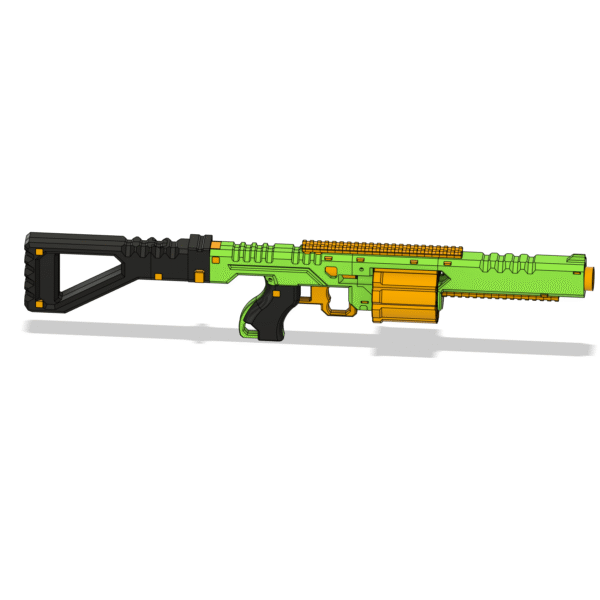 X-Shot Micro 2.0 Reshell 4 - Revolver Rifle v1.0