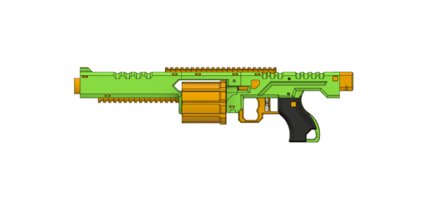 X-Shot Micro 2.0 Reshell 4 - Revolver Rifle v1.0 - Image 6