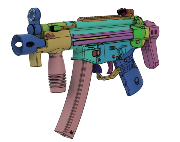 Md5K - DLC 9 - Retractable Stock for Toy Disc Shooter - Image 3