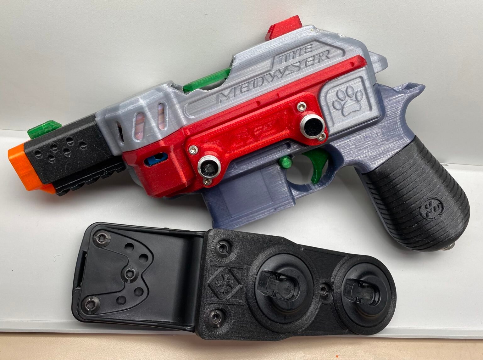 Meowser 3d Printed Fully Automatic Flycore Nerf Toy Blaster (.STL FILES ...