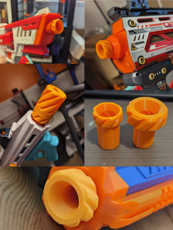 Accu-Nub PCAR - Blaster-Specific BUNDLE - Digital .STL Files - Toy Foam Dart Blaster Accessory