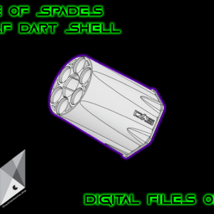 Ace of Spades Half Dart Shell
