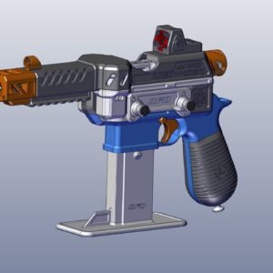Anoid Meowser Neutron Solenoid Pusher 3d Printed Toy Blaster Accessory Kit (.STL FILES ONLY)