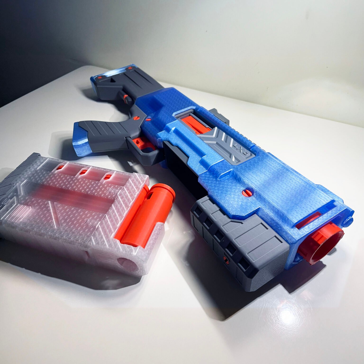 Bastion: Fully Mechanical X-GEN Shell-Ejecting Foam Dart Blaster ...