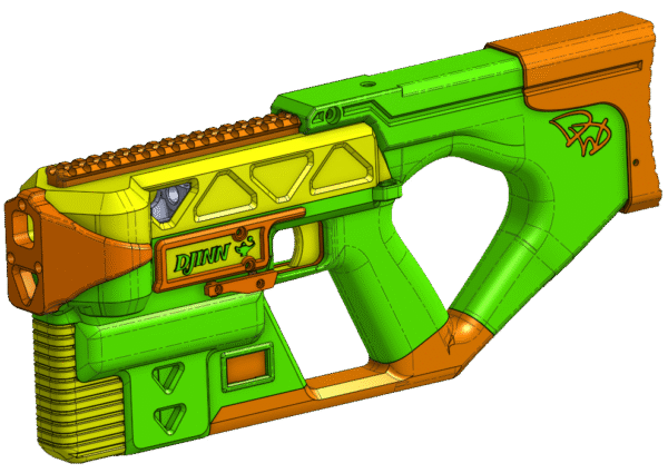 Djinn Toy Foam Dart Brushless Flycore Blaster