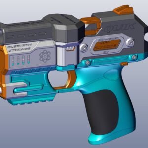 Quik 3d Printed Fully Automatic Flycore Toy Nerf Blaster (.STL FILES ONLY)