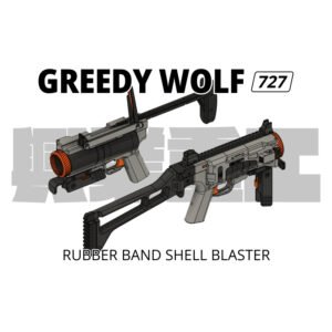 Greedy Wolf 727 (55mm/40mm Bungee Blaster) *Stl file only