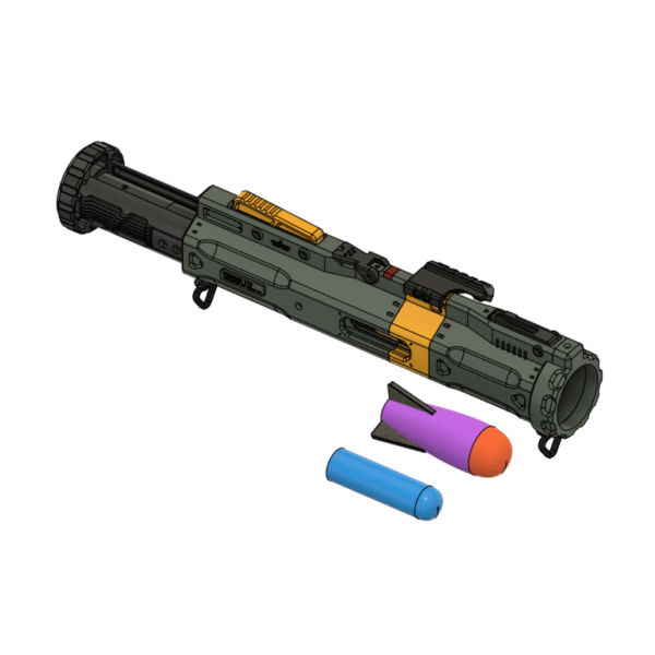 Fenrir 717 (Pump Action Rocket bazooker) *Stl file only - Image 2