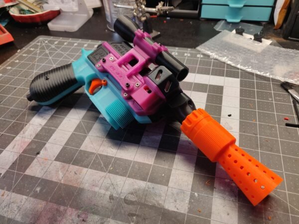 Meowser DL-44 3d Printed Sci-fi Expansion Toy Blaster Accessory Kit (.STL files only) - Image 5