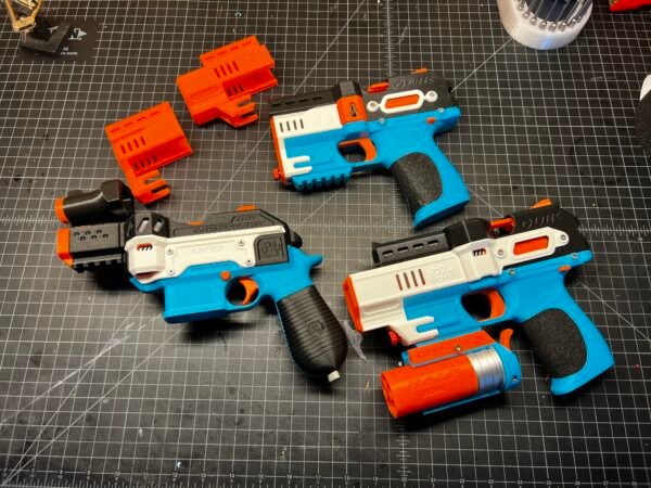 Micro Booper 3d Printed Pistol Mounted Toy Blaster Nerf Launcher (.STL FILES ONLY) - Image 3