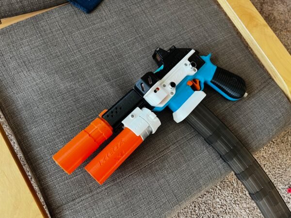 Pico Booper 3d Printed Pistol Mounted Toy Blaster Nerf Launcher (.STL FILES ONLY) - Image 6