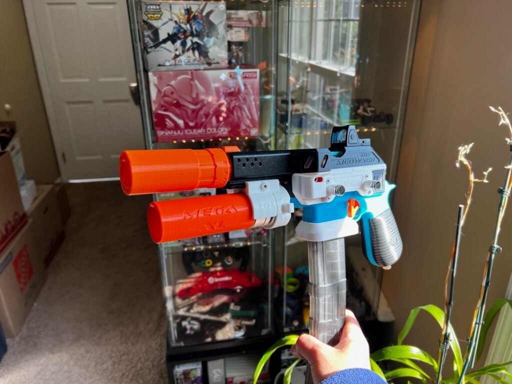Pico Booper 3d Printed Pistol Mounted Toy Blaster Nerf Launcher (.STL ...