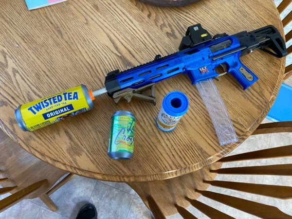 Turbine CAN NERF SCAR Toy Blaster Barrel Cosmetic Soda Can Shroud (Digital Files - STLs Only)