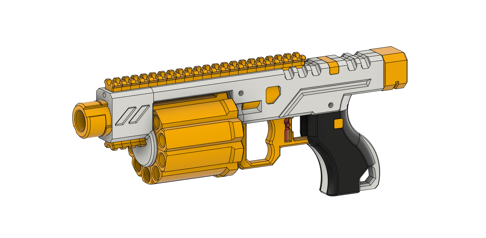 X-Shot Micro 2.0 Reshell 4 – Revolver Rifle v1.2 – Blaster Downloads