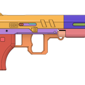 X-Shot Micro 2.0 Reshell 5 - Inline Shell Variant v1.0