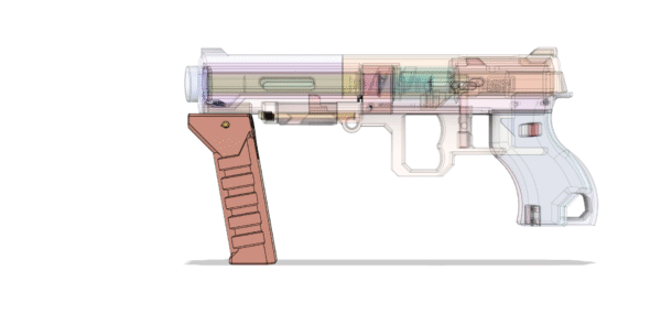 No Hardware Picatinny-Compatible Blaster Foregrip - Image 2