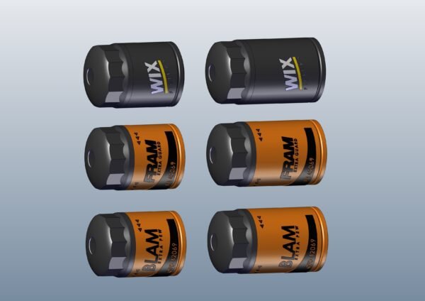 Turbine NERF Toy Blaster SCAR Barrel Cosmetic Oil Filter Shroud (Digital Files - STLs Only)