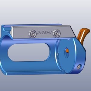 Micro Booper 3d Printed Pistol Mounted Toy Blaster Nerf Launcher (.STL FILES ONLY)