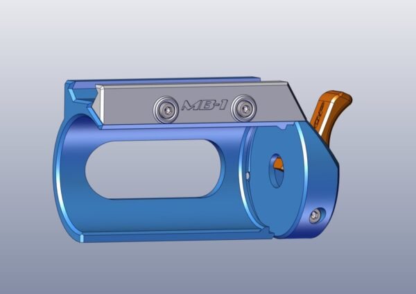 Micro Booper 3d Printed Pistol Mounted Toy Blaster Nerf Launcher (.STL FILES ONLY)