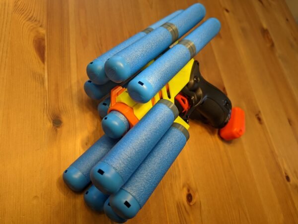 5ALVO Mega XL Dart Holder .STL Files - Toy Foam Dart Blaster Accessory - Image 2