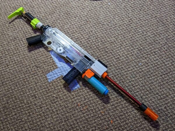 Pico Booper 3d Printed Pistol Mounted Toy Blaster Nerf Launcher (.STL FILES ONLY) - Image 4