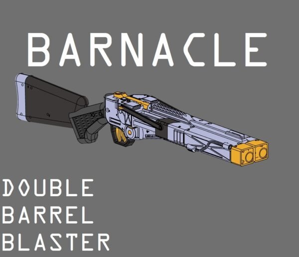 Barnacle | STL FILES | Double Barrel Blaster