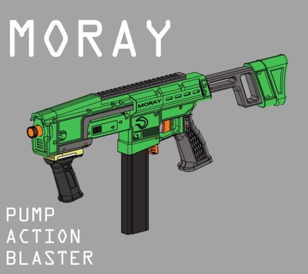 Moray | STL FILES | Pump Action Magfed Blaster