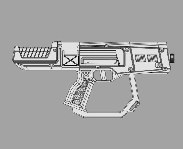 Melody | STL FILES | Clip Fed Pistol Blaster - Image 5
