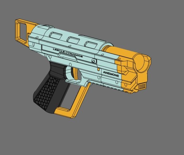 Anemone | STL FILES | Super low hardware sillyshell plunger blaster - Image 6
