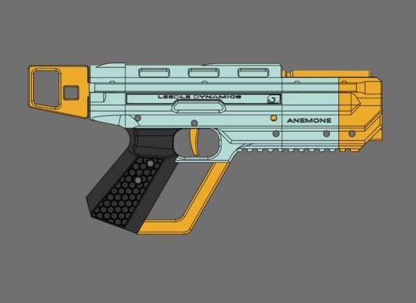 Anemone | STL FILES | Super low hardware sillyshell plunger blaster - Image 7