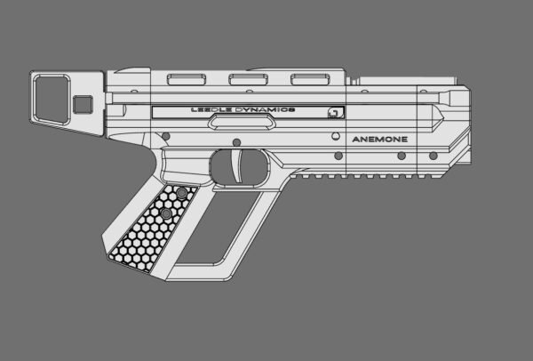 Anemone | STL FILES | Super low hardware sillyshell plunger blaster - Image 8