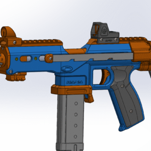 OFD Hana 3d printed toy foam dart blaster .STL FILES ONLY