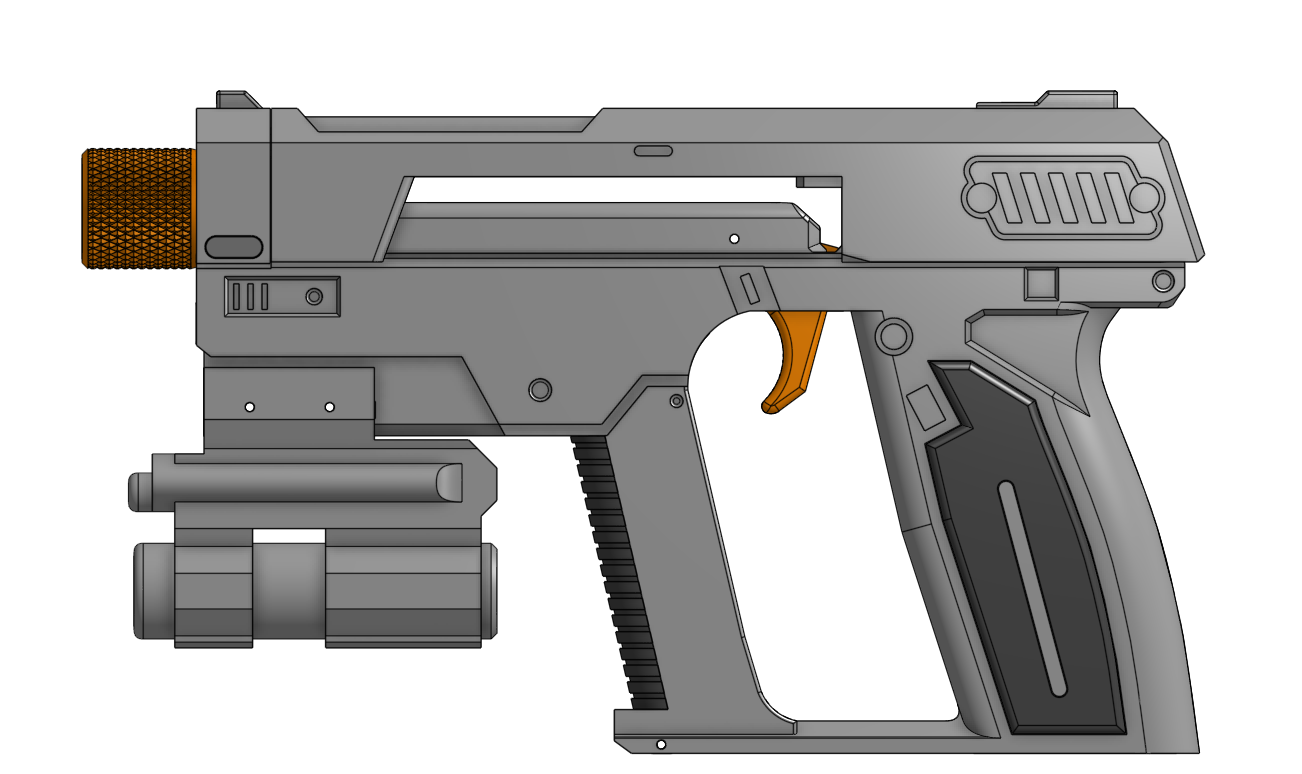 P2 Patriot: A Low Hardware Nerf Stringer Blaster, inspired by the Helldivers Peacemaker - Image 2