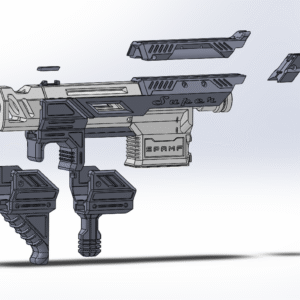 Super SPAMF Toy Nerf Blaster Falconfire Mod Kit (.STL Files)
