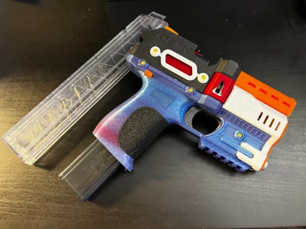 Quik 3d Printed Fully Automatic Flycore Toy Nerf Blaster (.STL FILES ONLY) - Image 2