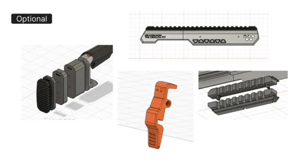 Rayven RayvenFire mod (The Crocuta 777 Type C) *Stl file only - Image 9