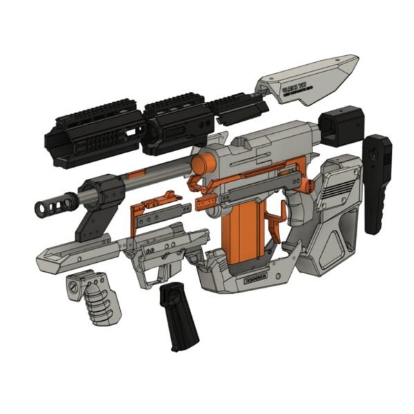 Retaliator bullpup mod(Ulrice 757) *Stl file only - Image 3