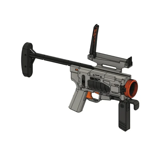 Greedy Wolf 727 (55mm/40mm Bungee Blaster) *Stl file only - Image 3