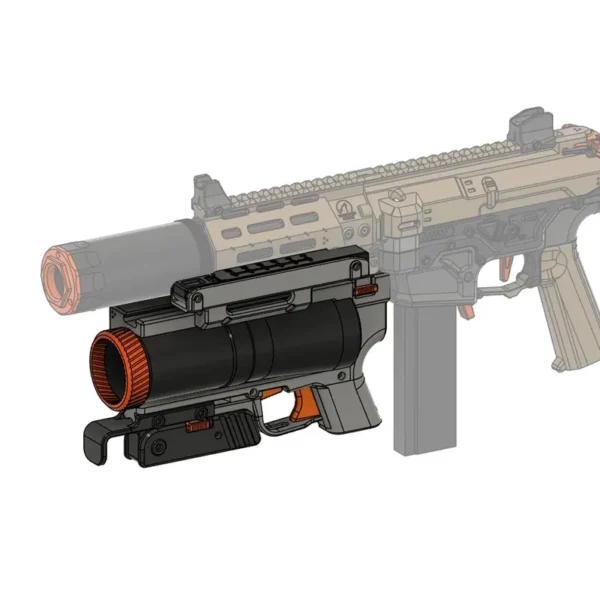 Greedy Wolf 727 (55mm/40mm Bungee Blaster) *Stl file only - Image 4