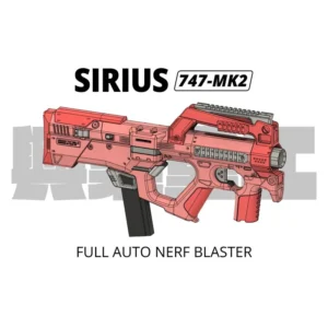 Sirius 747-Mk2 (Full auto Blaster) *Stl file only