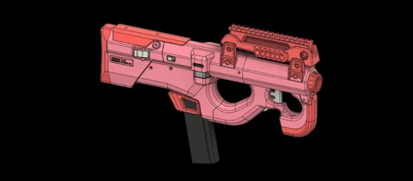 Sirius 747-Mk2 (Full auto Blaster) *Stl file only - Image 4