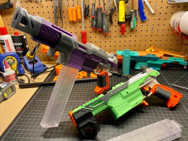 Super SPAMF Toy Nerf Blaster Falconfire Mod Kit (.STL Files) - Image 6