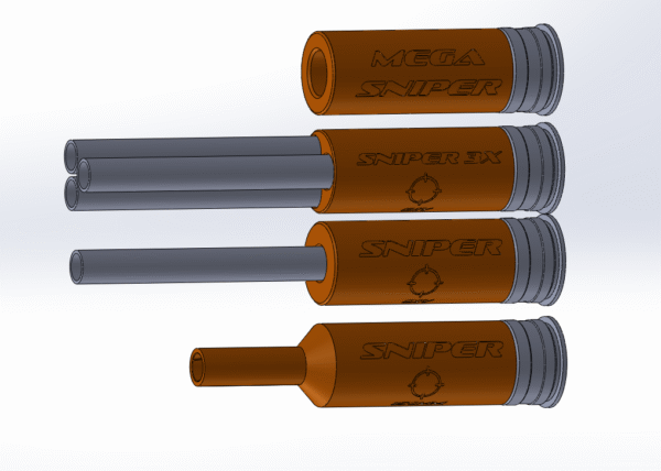40MAX Airsoft Launcher Toy Blaster Nerf Adapter Series 2 - DIGITAL FILES - STLs ONLY