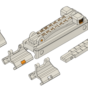 Toy Blaster Kar98 Style Mechanical Sight